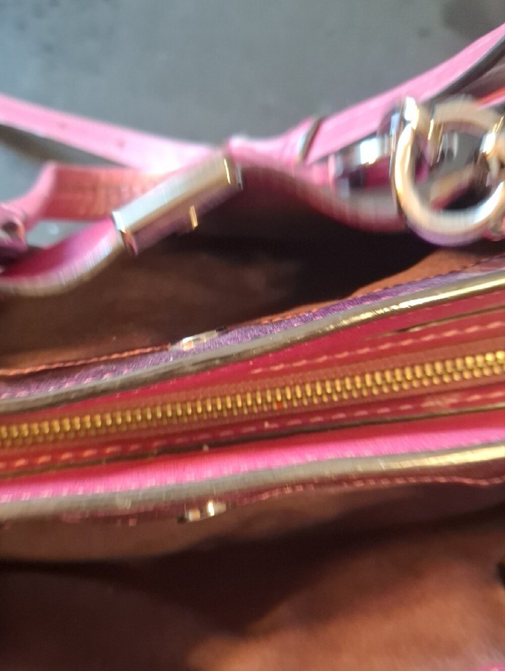 Coach Dreamer Classic Structured Women’s Handbag in Deep Pink Crossbody - Picture 11 of 14